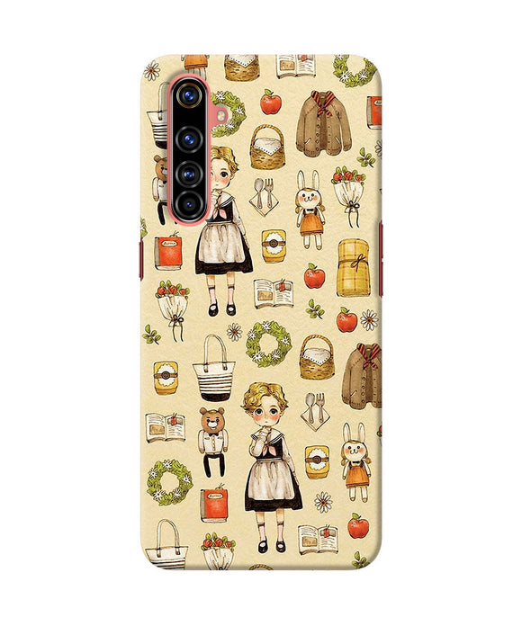 Canvas girl print Realme X50 Pro Back Cover