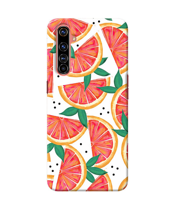 Abstract orange print Realme X50 Pro Back Cover