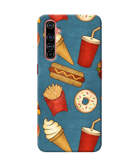 Abstract food print Realme X50 Pro Back Cover