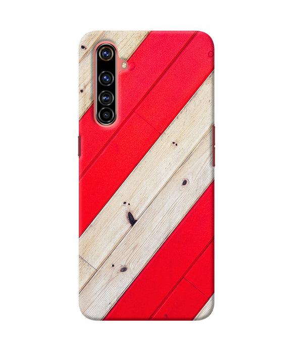 Abstract red brown wooden Realme X50 Pro Back Cover