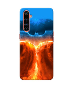 Burning batman logo Realme X50 Pro Back Cover