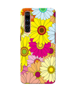 Abstract colorful flowers Realme X50 Pro Back Cover