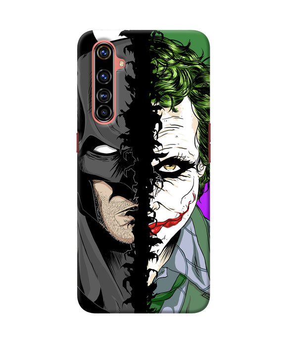 Batman vs joker half face Realme X50 Pro Back Cover