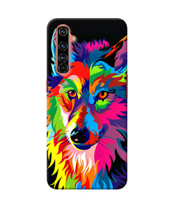 Colorful wolf sketch Realme X50 Pro Back Cover