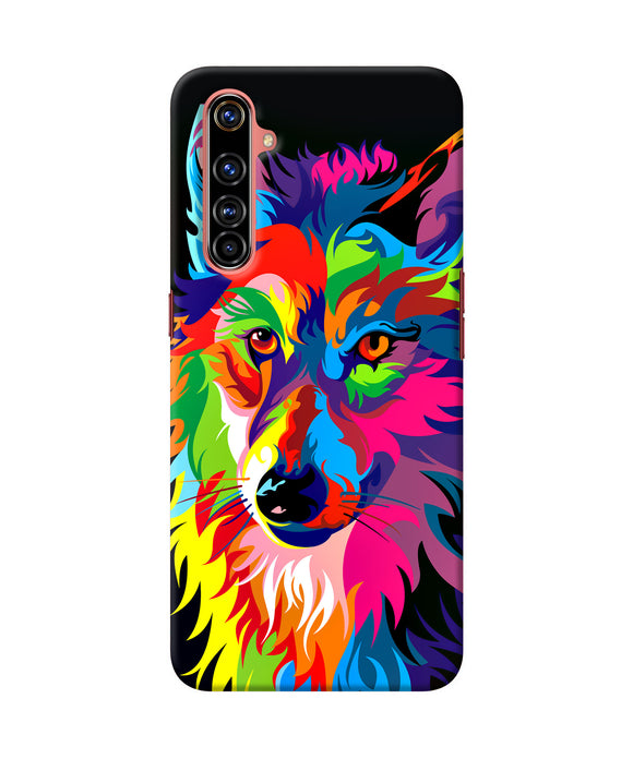 Colorful wolf sketch Realme X50 Pro Back Cover