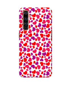 Red heart canvas print Realme X50 Pro Back Cover