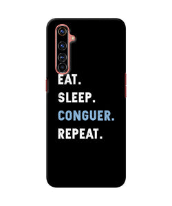 Eat sleep quote Realme X50 Pro Back Cover