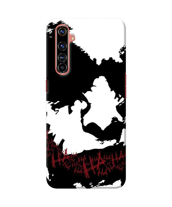 Black and white joker rugh sketch Realme X50 Pro Back Cover