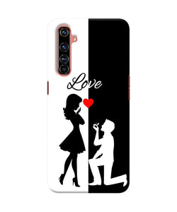 Love propose black and white Realme X50 Pro Back Cover