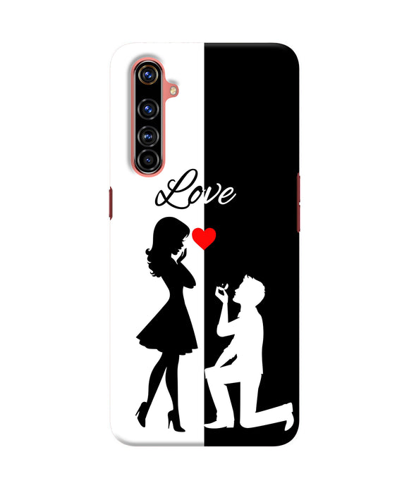 Love propose black and white Realme X50 Pro Back Cover