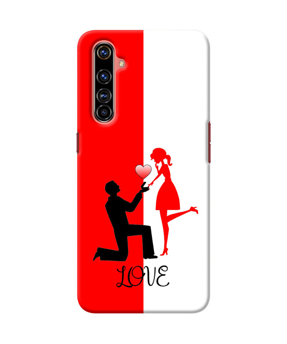 Love propose red and white Realme X50 Pro Back Cover