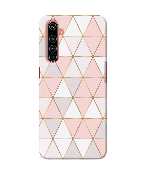 Abstract pink triangle pattern Realme X50 Pro Back Cover