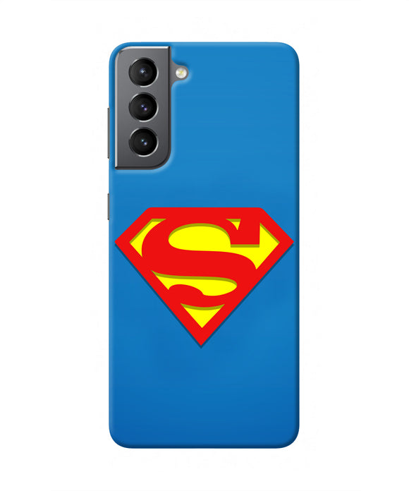 Superman Blue Samsung S21 Real 4D Back Cover