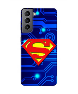 Superman Abstract Samsung S21 Real 4D Back Cover