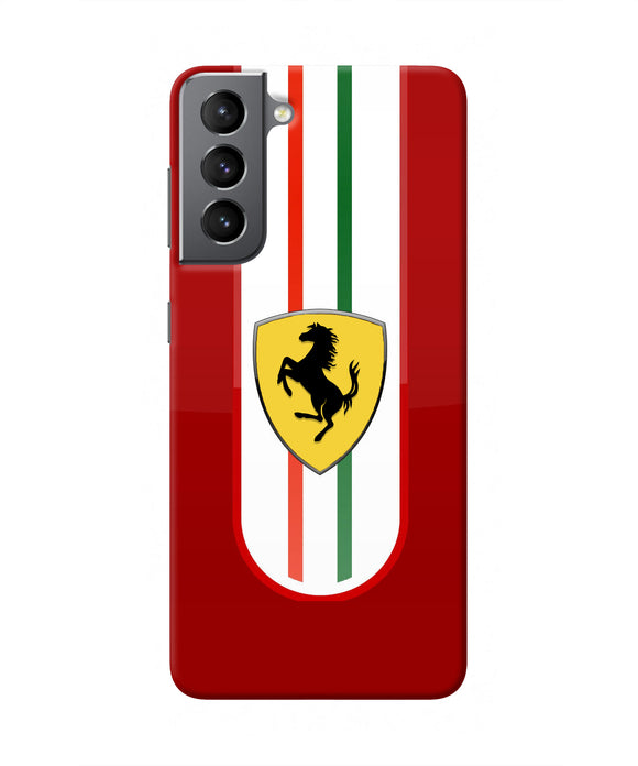 Ferrari Art Samsung S21 Real 4D Back Cover