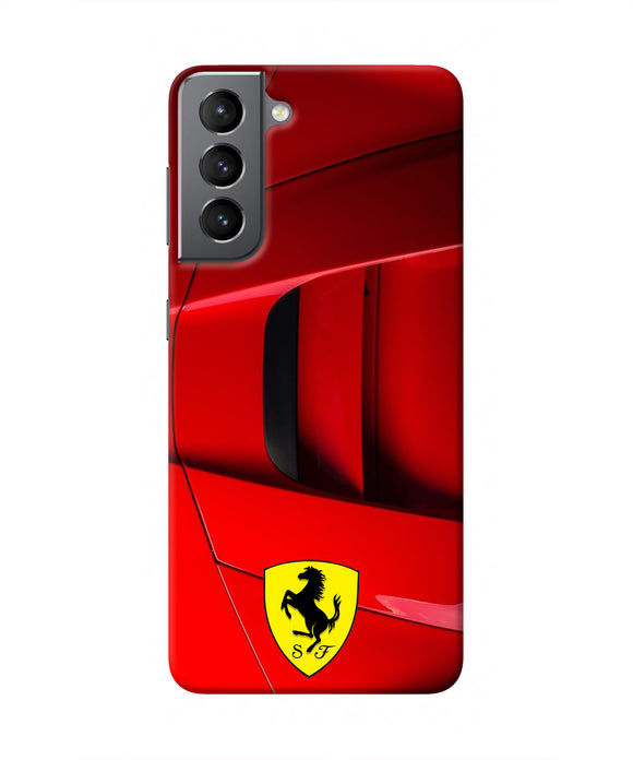 Ferrari Car Samsung S21 Real 4D Back Cover