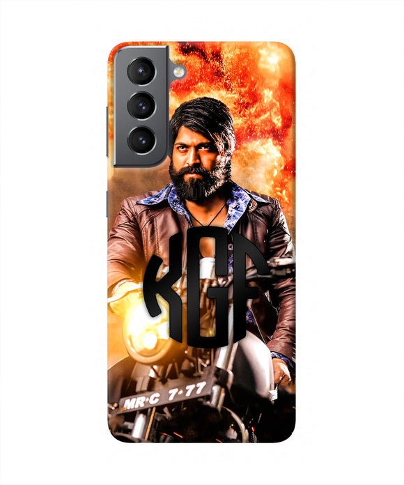 Rocky Bhai on Bike Samsung S21 Real 4D Back Cover