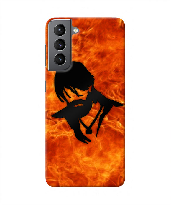 Rocky Bhai Face Samsung S21 Real 4D Back Cover