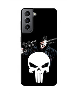 Punisher Character Samsung S21 Plus Real 4D Back Cover