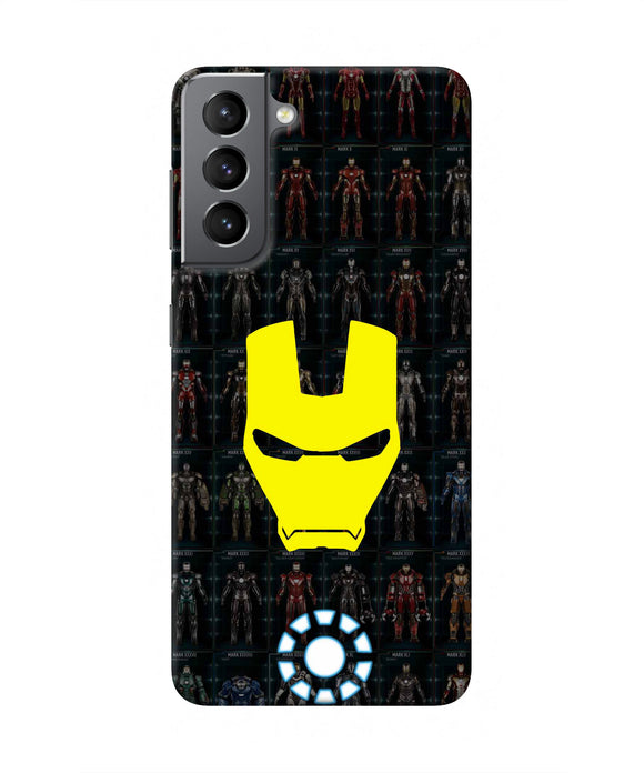 Iron Man Suit Samsung S21 Plus Real 4D Back Cover