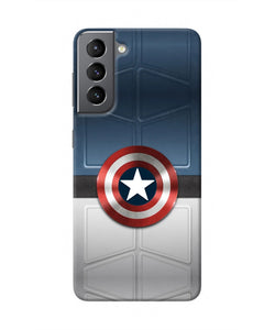 Captain America Suit Samsung S21 Plus Real 4D Back Cover