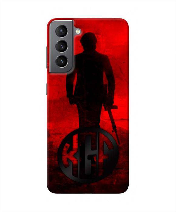 Rocky Bhai K G F Chapter 2 Logo Samsung S21 Plus Real 4D Back Cover