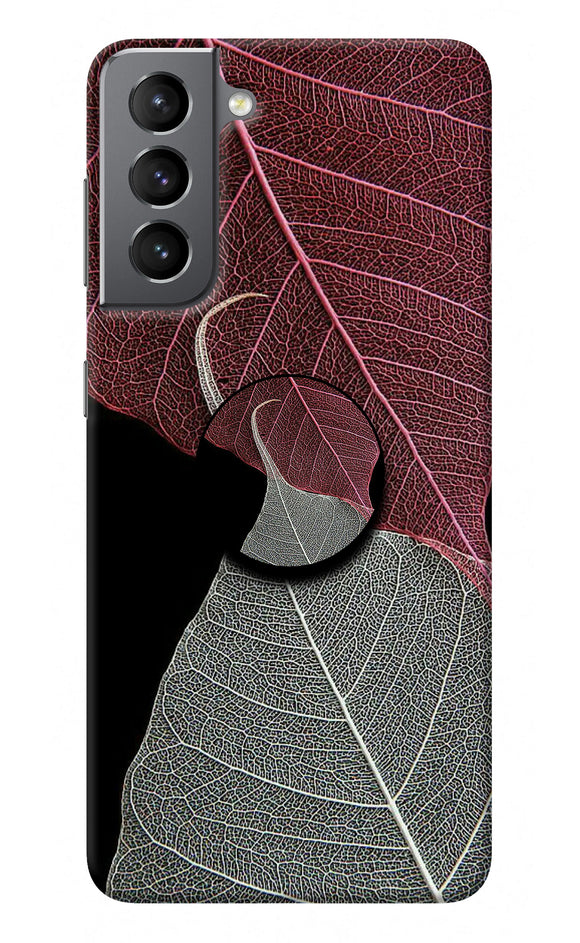 Leaf Pattern Samsung S21 Plus Pop Case