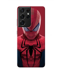 Spiderman Art Samsung S21 Ultra Real 4D Back Cover