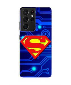 Superman Abstract Samsung S21 Ultra Real 4D Back Cover