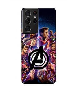 Avengers Superheroes Samsung S21 Ultra Real 4D Back Cover