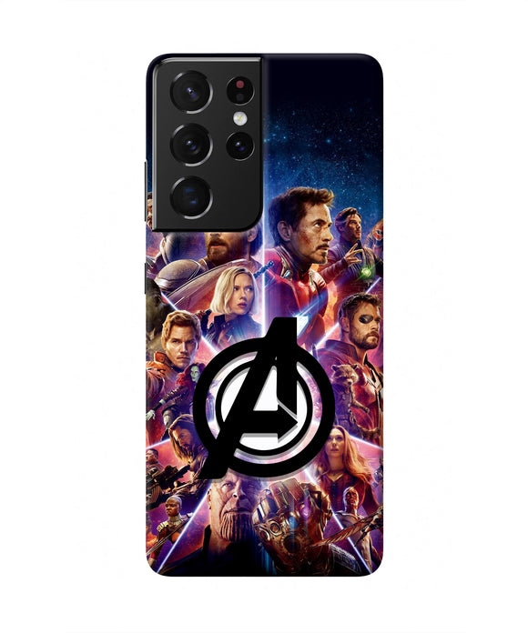 Avengers Superheroes Samsung S21 Ultra Real 4D Back Cover