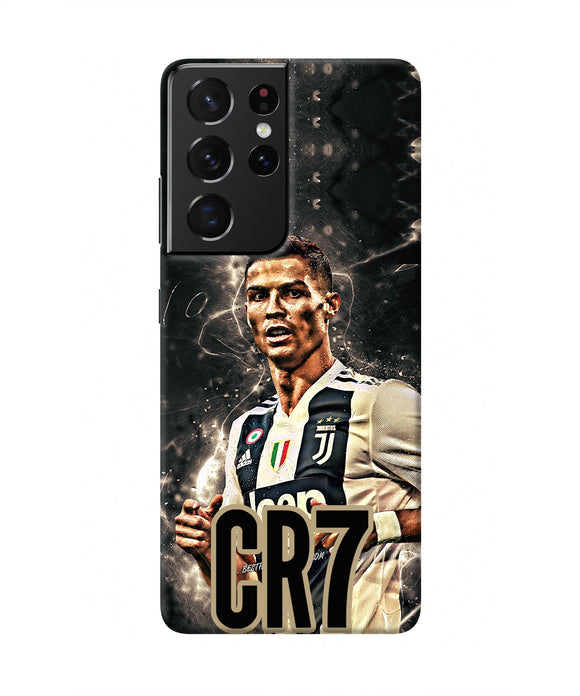 CR7 Dark Samsung S21 Ultra Real 4D Back Cover