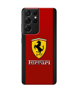 Ferrari Abstract Samsung S21 Ultra Real 4D Back Cover