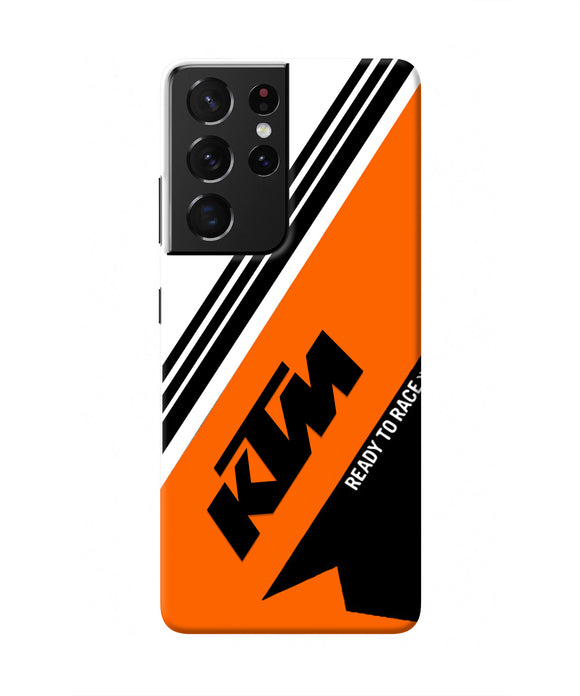 KTM Abstract Samsung S21 Ultra Real 4D Back Cover