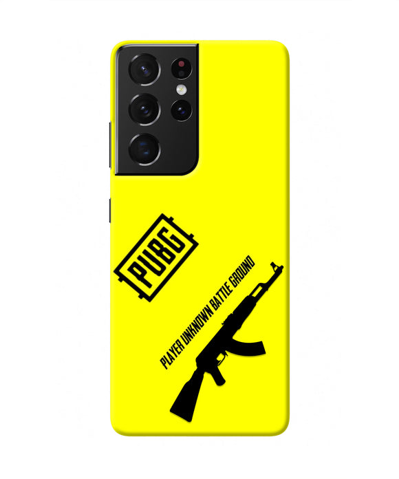 PUBG AKM Gun Samsung S21 Ultra Real 4D Back Cover
