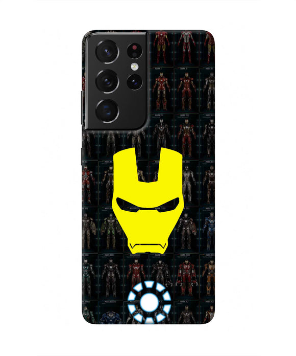 Iron Man Suit Samsung S21 Ultra Real 4D Back Cover