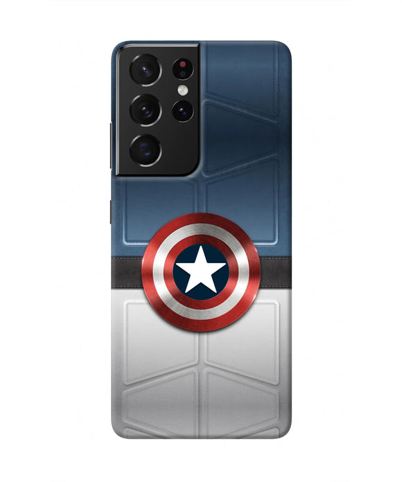 Captain America Suit Samsung S21 Ultra Real 4D Back Cover