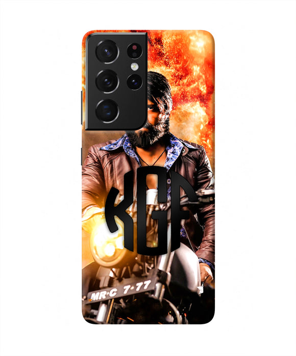 Rocky Bhai on Bike Samsung S21 Ultra Real 4D Back Cover