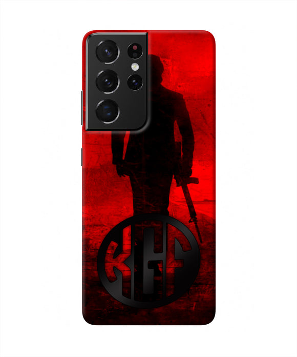 Rocky Bhai K G F Chapter 2 Logo Samsung S21 Ultra Real 4D Back Cover