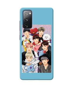 BTS with animals Samsung S20 FE Back Cover