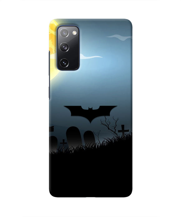 Batman Scary cemetry Samsung S20 FE Real 4D Back Cover