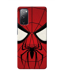 Spiderman Face Samsung S20 FE Real 4D Back Cover