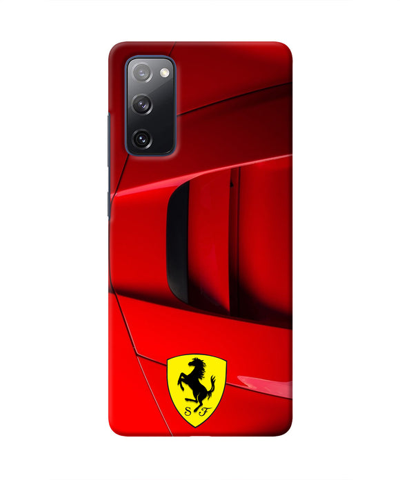 Ferrari Car Samsung S20 FE Real 4D Back Cover