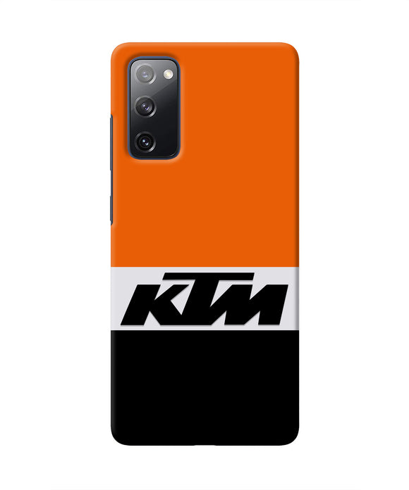 KTM Colorblock Samsung S20 FE Real 4D Back Cover