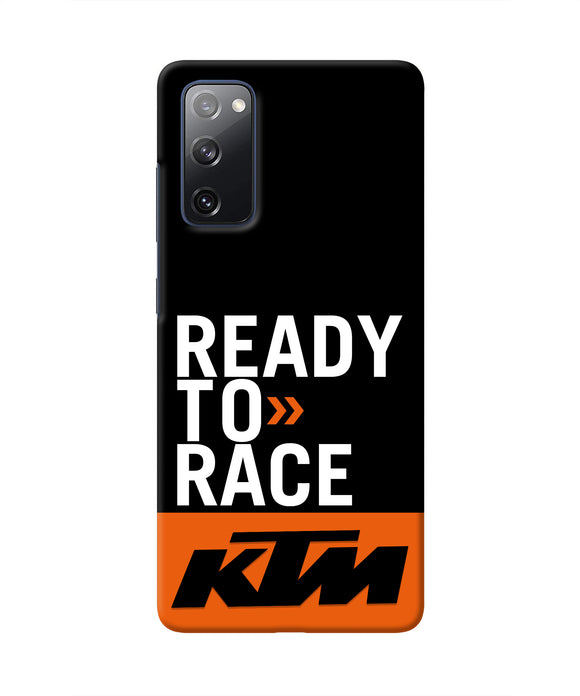 KTM Ready To Race Samsung S20 FE Real 4D Back Cover