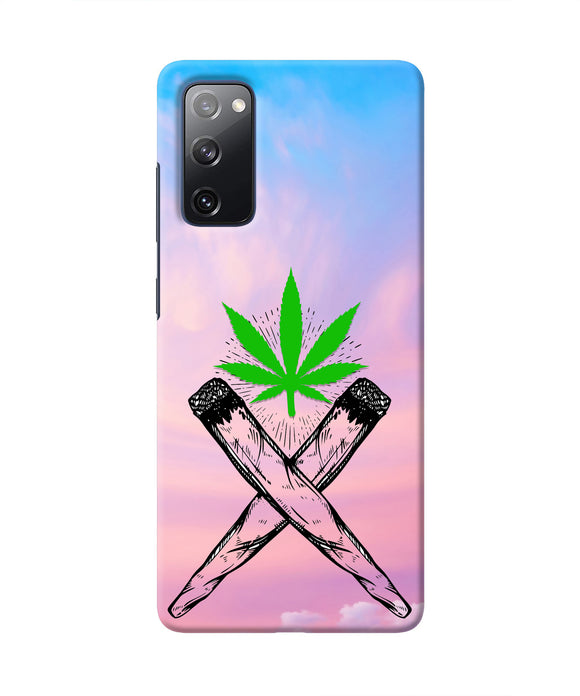 Weed Dreamy Samsung S20 FE Real 4D Back Cover