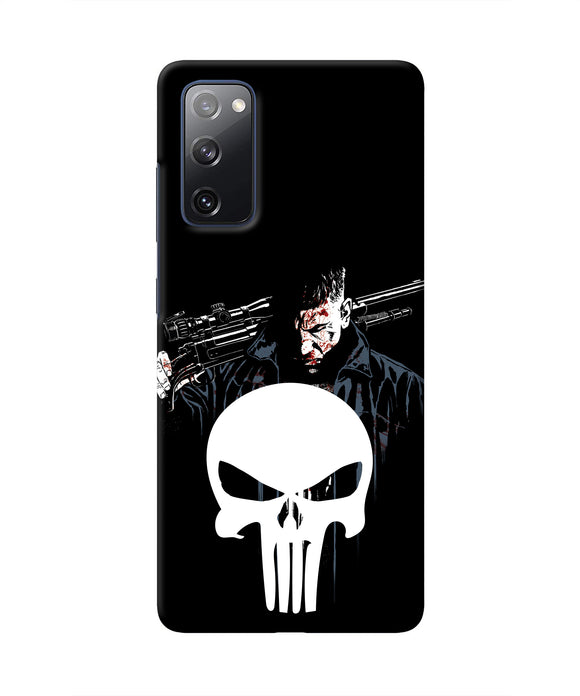 Punisher Character Samsung S20 FE Real 4D Back Cover