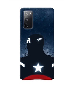 Captain america Shield Samsung S20 FE Real 4D Back Cover