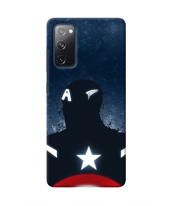 Captain america Shield Samsung S20 FE Real 4D Back Cover