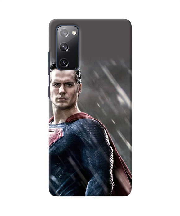 Superman man of steel Samsung S20 FE Back Cover